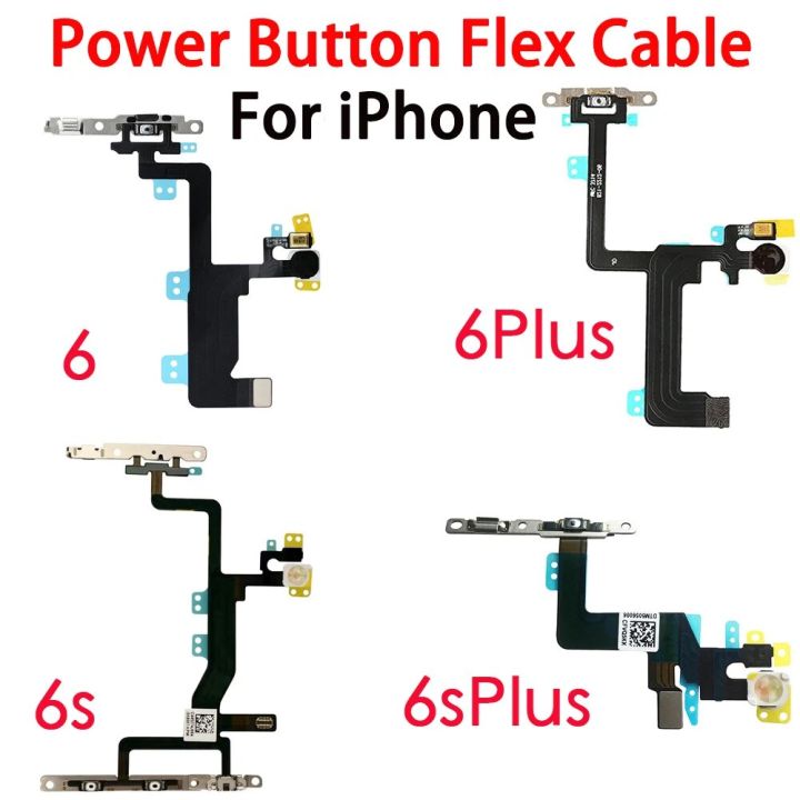 Switch%20Power%20Button%20And%20Flash%20Light%20Flex%20Cable%20With%20Brackets%20Pre-installed%20For%20iPhone%206%206Plus%206S%206SPlus%20-%20Image%202