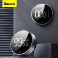 Baseus LED Digital Kitchen Timer For Cooking Shower Study Stopwatch Alarm Clock Magnetic Electronic Cooking Countdown Time Timer. 