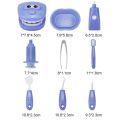 9pcs/set Childhood Education Children Role Playing Early Learning Simulation Hospital Pretend Play Dentist Check Teeth Doctor Toys. 
