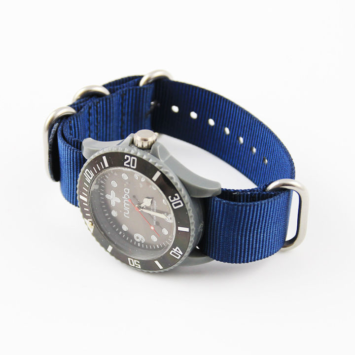 %5Bautismaut%5D%20Nylon%20Watchband%20Fixed%20Fashion%20ATO%20NATO%20Thick%20and%20Soft%20Waterproof%20and%20Sweat-Proof%20Silver%20Steel%20Wire%20Woven%20-%20Image%204