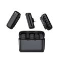 DK11 Dual Wireless Microphone with Charging Case.