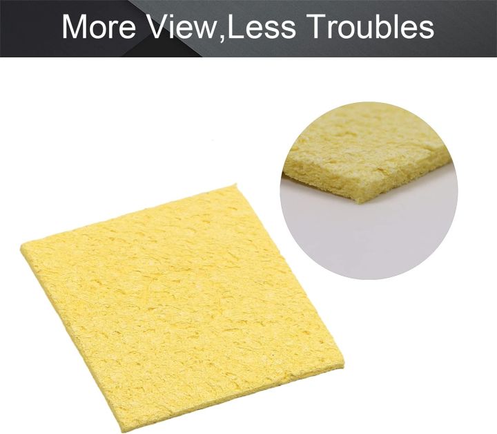 2pcs%20Soldering%20Sponge%2060mm%20x%2060mm%20for%20Iron%20Tips,%20Soldering%20Iron%20Cleaning%20Sponge%20Solder%20Tip%20Welding%20Clean%20Pads,%20Yellow%20Square%20-%20Image%203