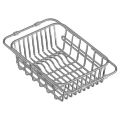 Easy Clean 304 Stainless Steel Stainless Steel Dish Drying Rack Rustproof Layer Large Capacity Kitchen Sink Dish Drainer Multi-Functional Adjustable Design Adjustable Drain Basin Vegetable Storage. 