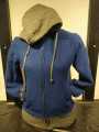 Ladies Sweater with Hoodie style jacket with jeeper style. 