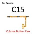 Power Volume Flex Cable For Oppo Realme C15 Side Buttons Power Volume Keys On Off Switch Ribbon. 
