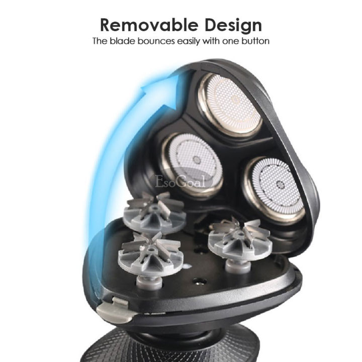 EsoGoal%203D%20Electric%20Face%20Shaver%20Men%20Rotary%20Razor%203%20in%201%20Facial%20Grooming%20Kit%20For%20Men%20USB%20Smart%20Rechargeable%20Fast%20Charging%20Electric%20Razor%20Beard%20Shaving%20Machine%20-%20Image%203