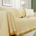 Sofa Blanket Cover ClothinsCream Color Sofa Towel Full Covered Cover Towel All-Inclusive Sofa Cover Sofa Cushion.