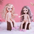 【The road to happiness Store】New 1/6 BJD Doll Makeup 3D Eyeball Eyelash Up 26cm Cute Dolls for Girls Toy. 