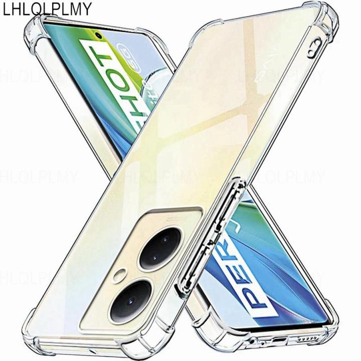 Thick Shockproof Silicone Phone Case For Vivo Y27 5G V29E V29 Lite E Y 27 Protection Clear Cover