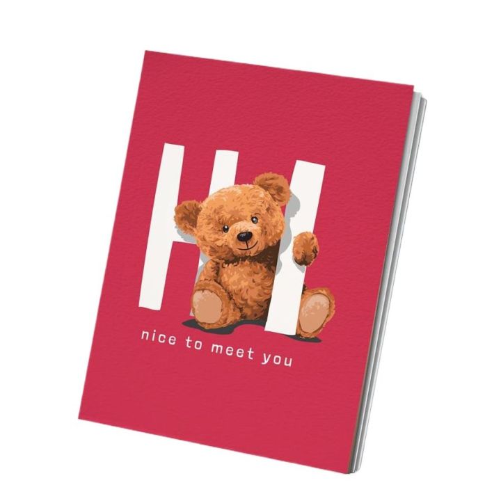 Papertree Lined Notebook Hi Nice To Meet You A5 Size