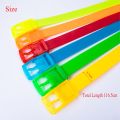Eco-Friendly Plastic Belt For Men Women Candy Color Unisex Silicone Rubber Belts Male Female Jeans Leather Strap Accessories.