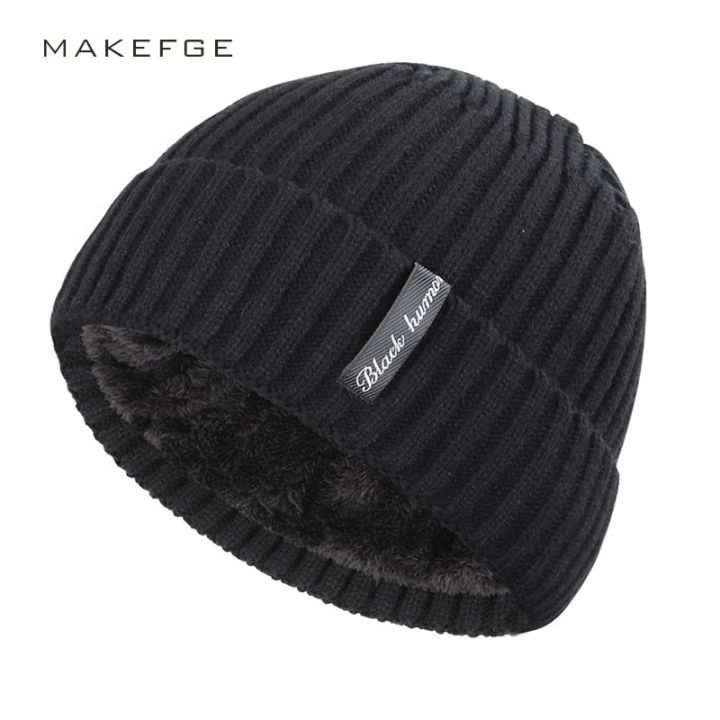 New%20winter%20men's%20hat%20winter%20letter%20label%20velvet%20thick%20men%20and%20women%20knit%20hat%20outdoor%20warm%20thickening%20casual%20design%20men's%20peas%20-%20Image%204