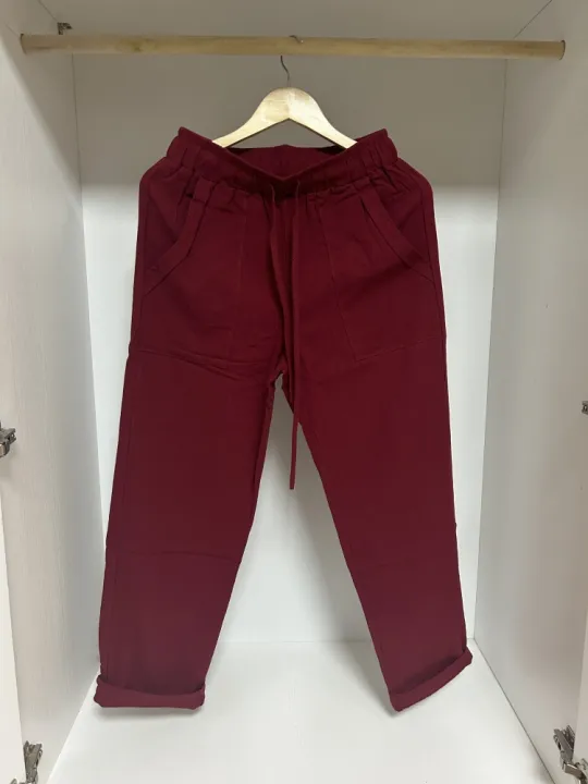 Women's%20Pants%20New%20In%20Korean%20Fashion%20Commuter%20High%20Waist%20Women%20Clothes%20Cotton%20Lace-up%20Pencil%20Wide%20Trousers%20Streetwear%20Black%20Pants%20-%20Image%207