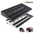Rockhouse RPB-1BK Guitar Effect Pedal Board PE Plastic Guitar Pedalboard Case With Velcro Can Hide Power Guitar Accessories.