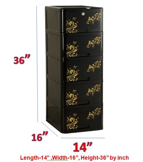Smart Closet 5 Drawer Elite Gold | Daraz.com.bd