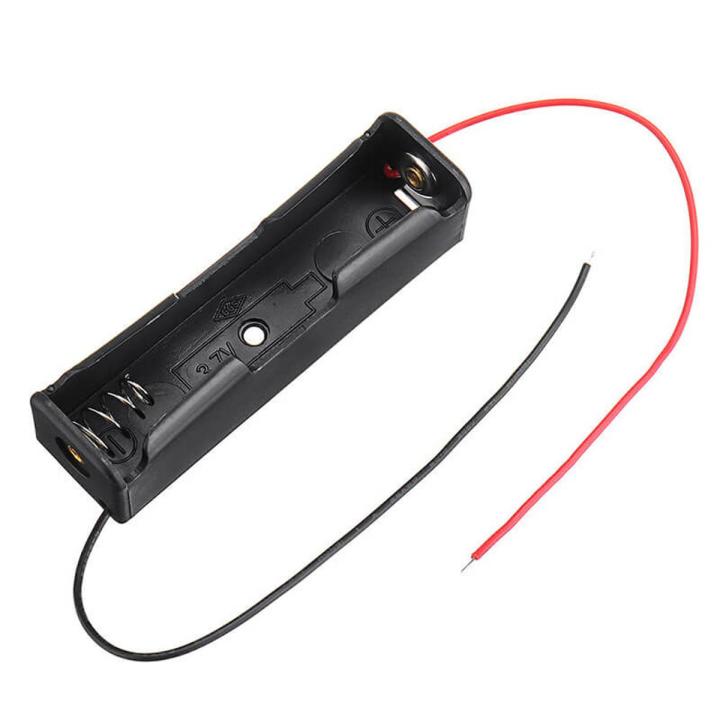 1-Slot 18650 Li-ion Battery Holder Case - with Cable