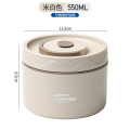 Food Warm Lunch Container,Stainless Steel Thermal Lunch Container Portable Thermal Bento Box Food Container Blue B Easy to Use. 