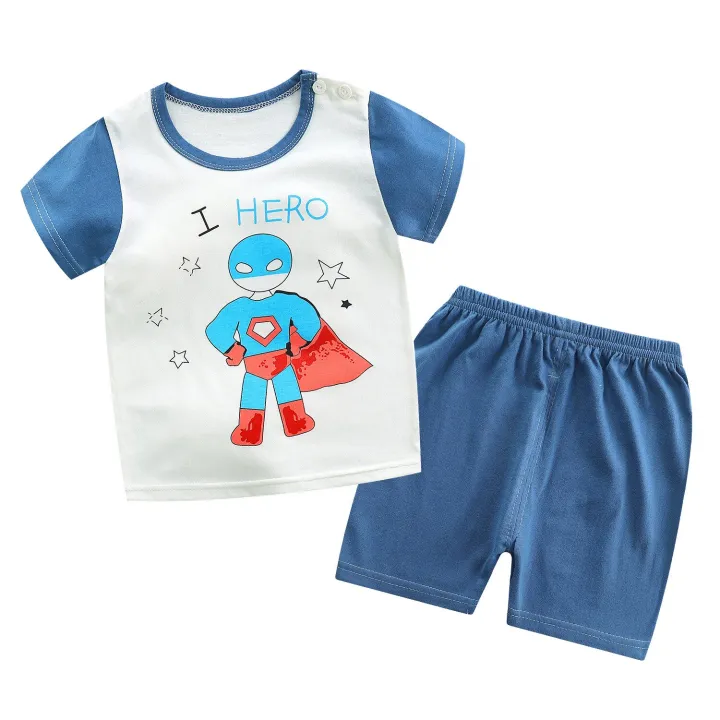 Toddler%20Baby%20Boys%20Girls%20Summer%20Clothing%20Suit%20Newborn%20Kids%20Cartoon%20Short%20Sleeve%20T-shirts+shorts%202pcs%20Children's%20Tracksuits%20Sets%20-%20Image%205