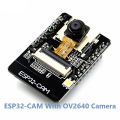 ESP32-CAM Camera Module ESP32 CAM WiFi Bluetooth Development Board with OV2640 Camera Compatible with Ar-duino Raspberry Pi. 