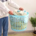 Folding Laundry Basket Plastic Large Dormitory Laundry Basket Bathroom Dirty Clothes Lou Household Toy Clothes Finishing Storage Basket.