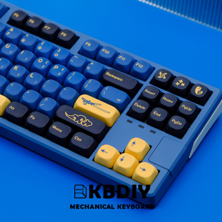 KBDiy%20GMK%20Blue%20Samurai%20Keycaps%20Korean%20PBT%20Custom%20KOA%20Profilefor%20Mechanical%20Keyboard%20Gaming%20Cute%20130%20Keys/Set%20for%20MX%20Switches%20DIY%20-%20Image%202