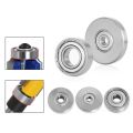 Accessories Universal Router Bits Bearings Durable Repairing Track Guide Bearing Chrome Ball Bearing.