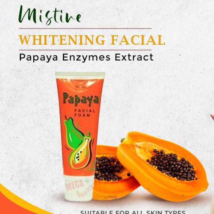 Mistine Papaya Facial Foam Face Wash -100g