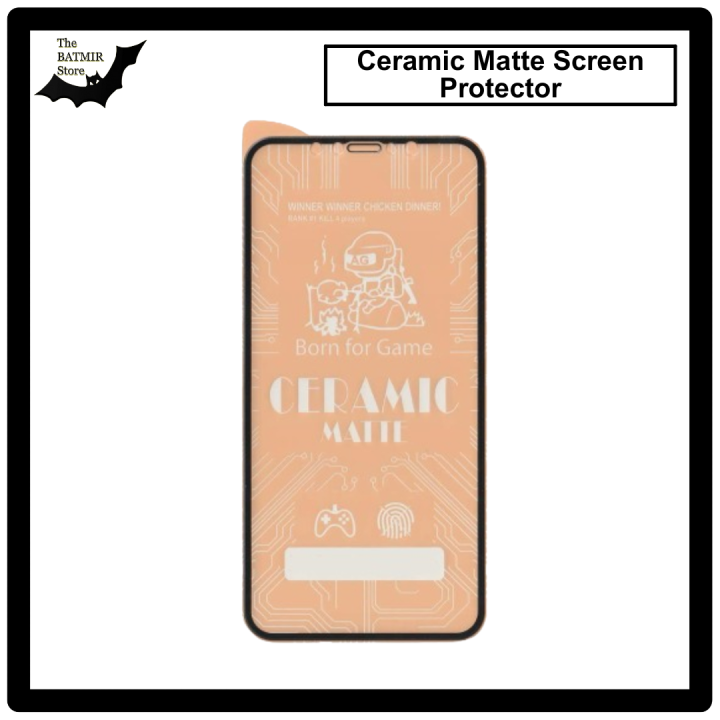 For Apple iPhone 12 Front Screen Protector Ceramic Matte Anti-Fingerprint Screen Protector (Not Glass)