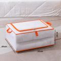 1/3/5PCS Foldable Storage Bag PVC Waterproof Transparent Storage Bag Large Capacity Household Clothes Quilt Storage Bag.