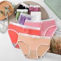 Plus Size Panties Middle Waist Plus Size Cotton Panties Seamless Ready Stock Cotton Underwear.