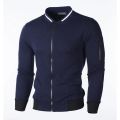 KB New High Quality Plush Zip stand collar casua Jacket Men's Street Windbreaker Coat Men Hot Casual Outer Wear Thick.