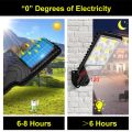 Auoyo Solar LED Street Light Outdoor Lights Solar Motion Sensor Flood Light IP65 Waterproof spotlight 3 Modes Solar Street Lights with Smart and Remote Control Wall Lights for Garden.