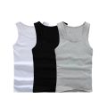 YC vest men's cotton inner wear tide hurdle sports slim men's spring and autumn summer base black and white.
