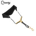 Qiunery Saxophone Neck Strap With Metal Hook Adjustable Y-shaped Metal Slider Sax Strap Durable Saxophone Neck Strap For Alto Tenor Soprano Baritone Saxophones. 