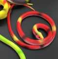 Simulated Snake Rubber Snake Funny Toy Round Headed Snake Soft Rubber Simulated Toy Snake Dress Up Props. 