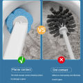 36-Disposable Toilet Brush Cleaner With Long Handle Bathroom Cleaning Brush With Replaceable Brush Head Toilet Accessories. 