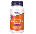 NOW Supplements, Vitamin D-3 1,000 IU, High Potency, Structural support*, 180 Softgels. 