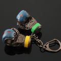Game Boxing Gloves Keychain For Men Pathfinder Heirloom Gloves Alloy Pendant Key Chain Cool Car Bag Keyring Hip Hop Jewelry.