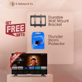 BLACK DIAMOND 32'' DOUBLE GLASS WiFi-SMART ANDROID LED TV  (2GB RAM, 16GB ROM). 