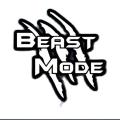 Sticker For Bike | Beast mode White | Best Quality ( Sticker_Mode ).