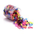 70-450Pcs/Box Black Mix Ponytail Holder Elastic Hair Band Hair Holder Rubber Hairband Hair Accessories For Girls Rope Tie Gum.