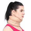 Soft Cervical Collar with Chin Support Size S/M/L/XL (Cervical Collar for Neck Pain/Neck Belt for pain/Orthopaedic Neck Collars - Back Support Belt. 