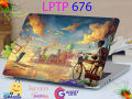 LPTP - 676 Cycle Boy Laptop Sticker Laptop Skin Sticker & Laptop Skin for laptop Back Side Decoration. 