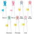 WOUNDED Cute Practice Chopstick Children Correct Usage Chopsticks Eating Training Cartoon Learn Chopsticks.