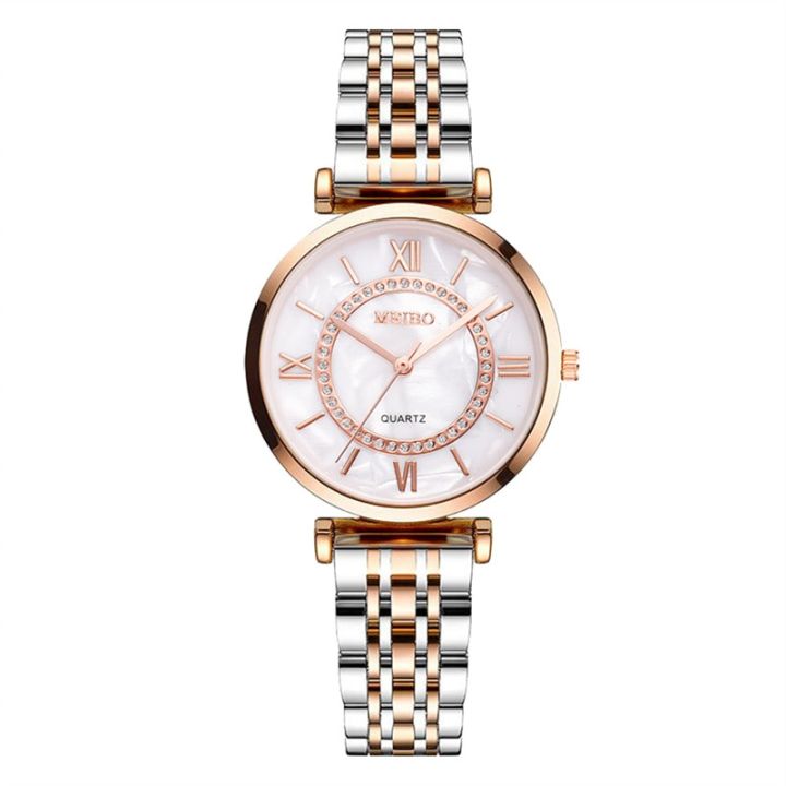 Stylish new ladies watch fashionable new design stainless steel