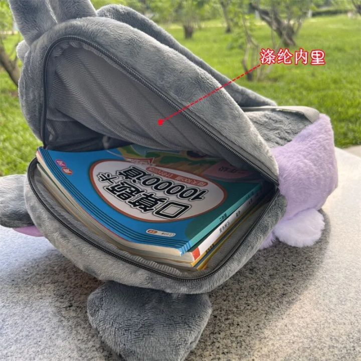 New%20Sanrio%20Cartoon%20Lovely%20Plush%20Backpack%20Cinnamoroll%20Kuromi%20Girl%20Heart%20Large%20Capacity%20My%20Melody%20Shoulders%20Bag%20Kid%20Christmas%20Gift%20-%20Image%202