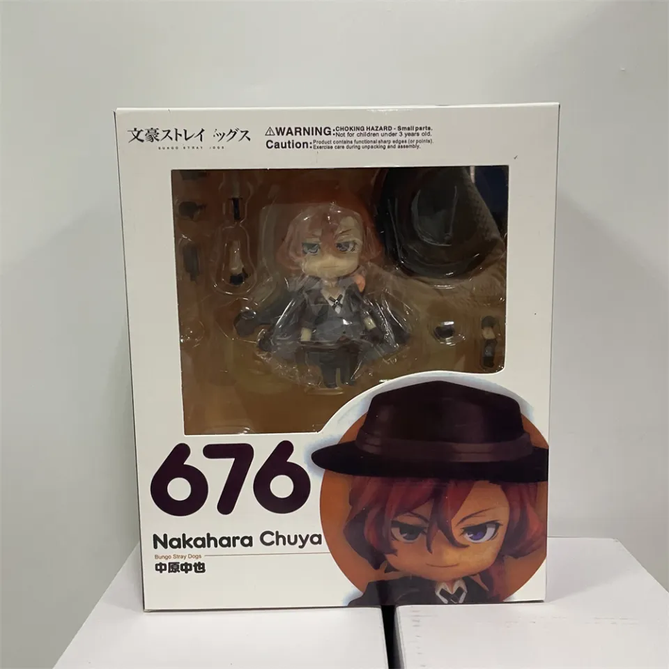 Xinchangda Bungo Stray Dogs Figure Nakahara Chuuya/Dazai Osamu Noodles Press Anime Figure Statue PVC Anime Action Figurine Regali