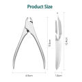 Stainless Steel Toenail Clippers, Nail Cutter for Thick or Ingrown Nails Nail Care for Men Women Seniors.