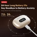 Original Lenovo LE207 TWS Wireless Bluetooth 6.0 Earphones LED Digital Display Travel Sports Headphones Low Latency HIFI Audio Comfort.