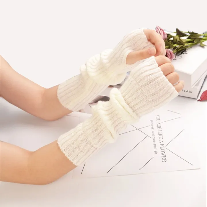 Long%20Fingerless%20Gloves%20Women%E2%80%98s%20Mitten%20Winter%20Arm%20Warmer%20Knitted%20Arm%20Sleeve%20Fine%20Casual%20Soft%20Girls%20Goth%20Clothes%20Punk%20Gothic%20Glove%20-%20Image%202